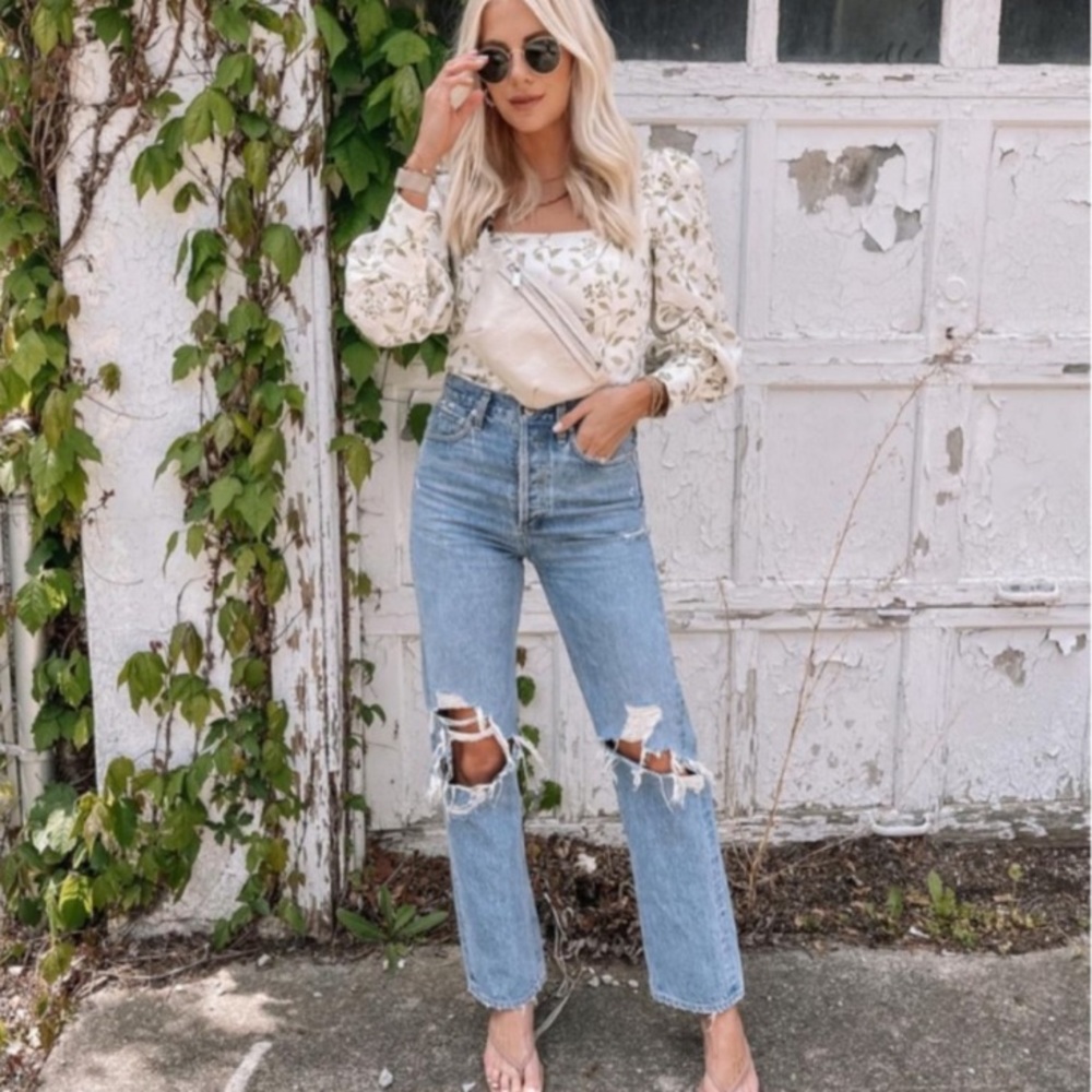 AGOLDE ‘90s Loose Fit Distressed Jeans 24